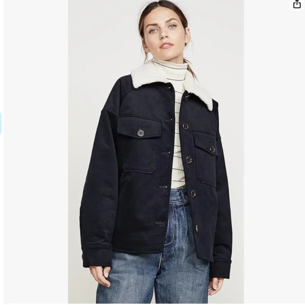 NEW Joie Draper Jacket Shacket Trucker - Picture 2 of 8